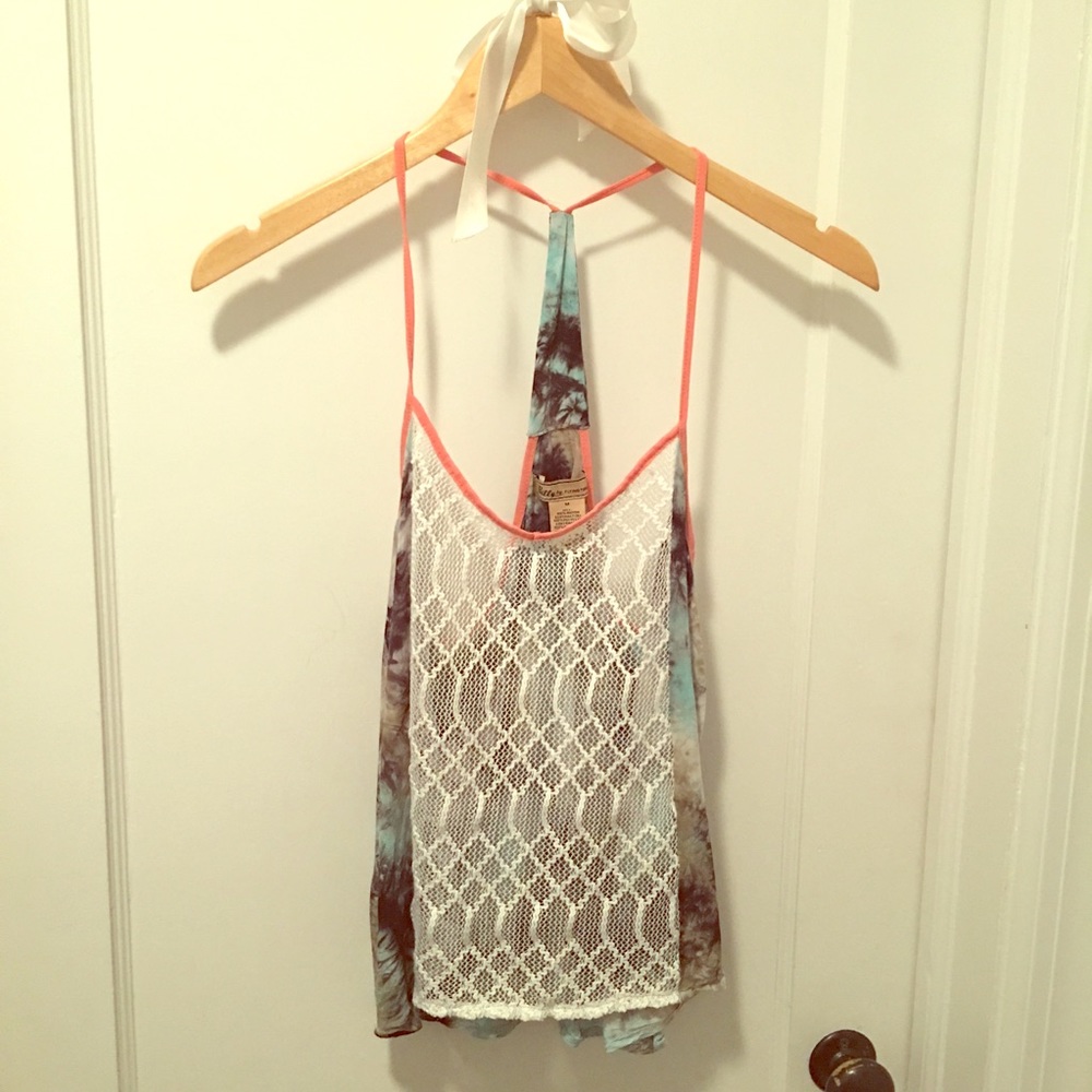 Boho crochet tank top